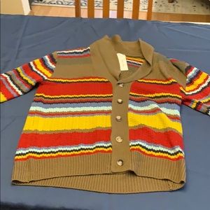 Lightweight Men’s Button-up Sweater. XL